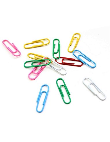 007129,Agrafe color D.Rect 28mm 100buc./set, 007129