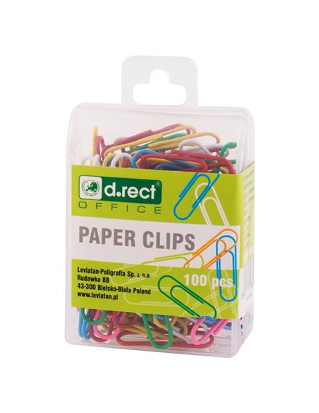 007129,Agrafe color D.Rect 28mm 100buc./set, 007129
