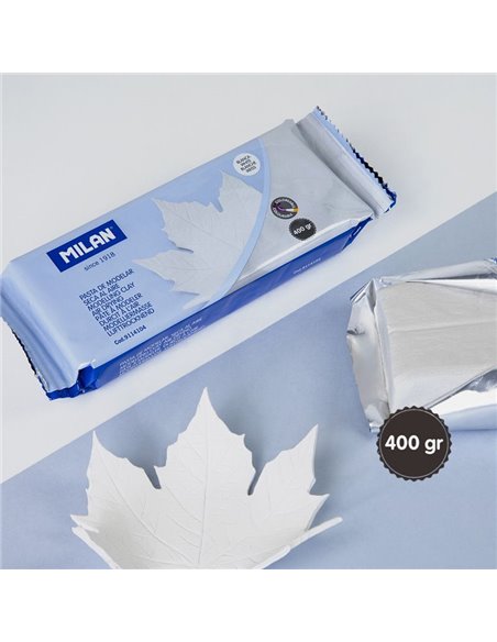 9114104,Lut pentru modelaj MILAN, 400g, Alb 9114104,Lut pentru modelaj MILAN, 400g, Alb