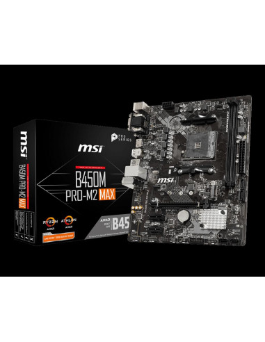 Placa de baza MSI B450M PRO-M2 MAX, Socket AM4,B450M PRO-M2 MAX