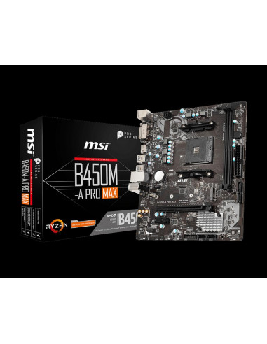 Placa de baza MSI B450M-A PRO MAX, socket AM4,B450M-A PRO MAX