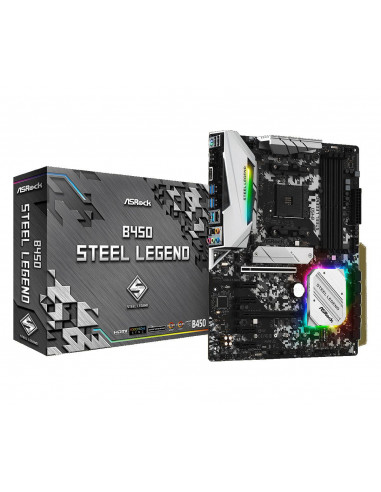 Placa de baza ASRock B450 Steel Legend, Socket AM4,B450 STEEL
