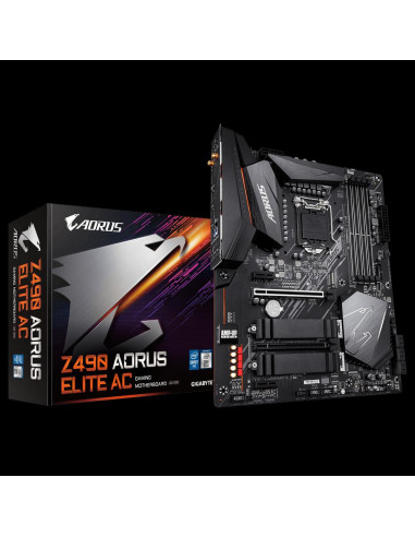 Placa de baza Gigabyte Z490 AORUS ELITE AC, Socket 1200,Z490