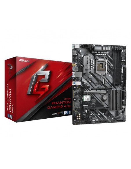 Placa de baza AsRock Z490 Phantom Gaming 4/AC Socket LGA