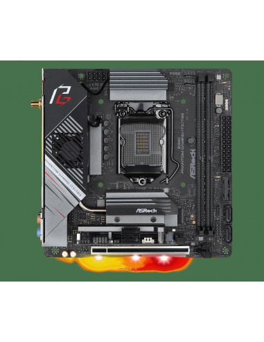 Placa de baza AsRock Z490 PHANTOM GAMING-ITX/TB3, Socket