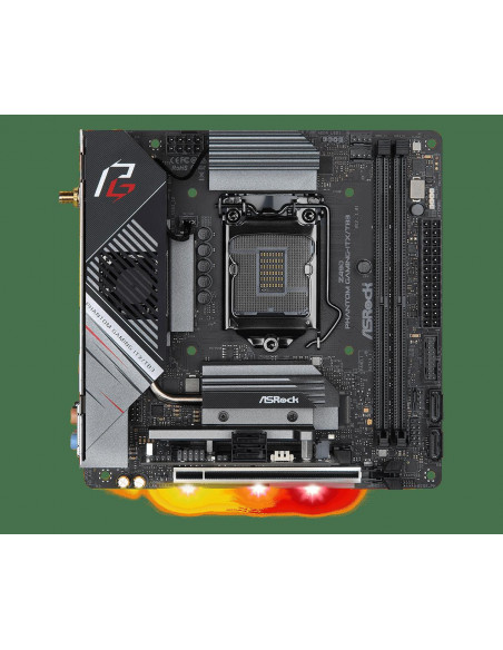 Placa de baza AsRock Z490 PHANTOM GAMING-ITX/TB3, Socket