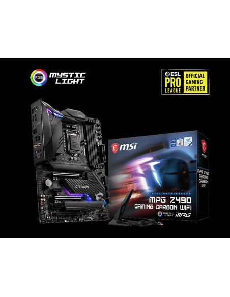 Placa de baza MSI MPG Z490 GAMING CARBON WIFI, Socket 1200,Z490