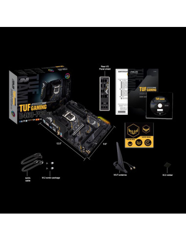 Placa de baza ASUS TUF GAMING B460-PRO (WI-FI), Socket