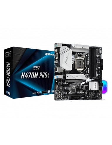 Placa de baza AsRock H470M PRO4, Socket 1200,H470M PRO4