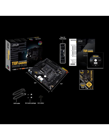 Placa de baza Asus AM4 TUF GAMING B550M-PLUS, Socket AM4,TUF
