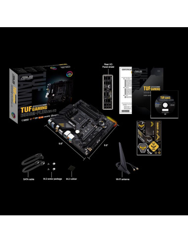 Placa de baza ASUS TUF GAMING B550M-PLUS (WI-FI), Socket