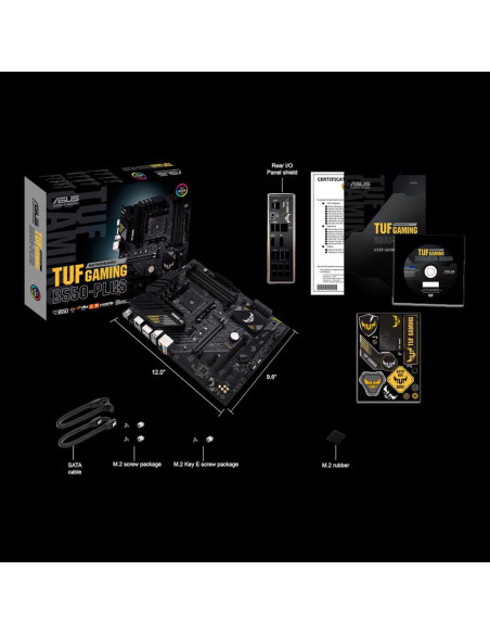 Placa de baza ASUS TUF GAMING B550M-PLUS, Socket AM4,TUF GAMING Placa de baza ASUS TUF GAMING B550M-PLUS, Socket AM4,TUF GAMING