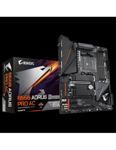 Placa de baza Gigabyte B550 AORUS PRO AC, Socket AM4,B550 AORUS