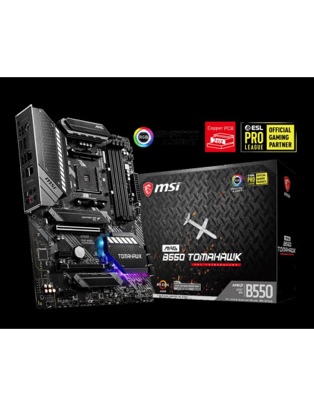Placa de baza MSI MAG B550 TOMAHAWK, Socket AM4,MAG B550
