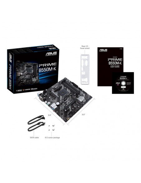 MB AMD B550 SAM4 MATX/PRIME B550M-K ASUS,PRIME B550M-K