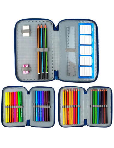 SC2186,Penar echipat, 3 fermoare, 39 piese, HAPPINESS - S-COOL