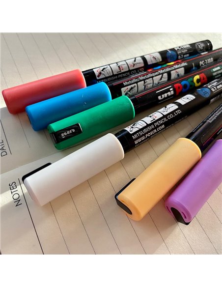 POS7,Set 6 Markere UNI-POSCA PC-1MR, 0.7 mm, POS7