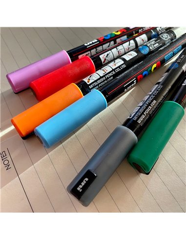 POS6,Set 6 Markere UNI-POSCA PC-1MR, 0.7 mm, POS6
