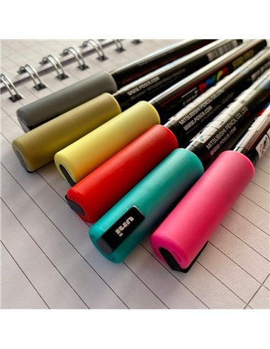 POS5,Set 6 Markere UNI-POSCA PC-1MR, 0.7 mm, POS5