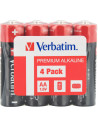 49501,BATERIE VERBATIM AA (R6), 1.5V alcalina, 4 buc., shrink wrap "49501" (timbru verde 0.32 lei)