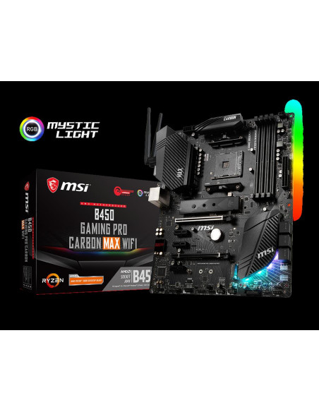 Placa de baza MSI B450 GAMING PRO CARBON MAX WIFI, Socket