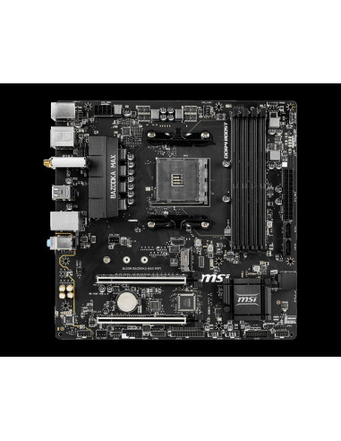 Placa de baza MSI B450M BAZOOKA MAX WIFI, Socket AM4,B450M