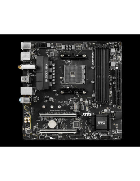 Placa de baza MSI B450M BAZOOKA MAX WIFI, Socket AM4,B450M