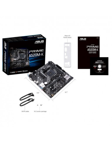 MB AMD A520 SAM4 MATX/PRIME A520M-K ASUS,PRIME A520M-K