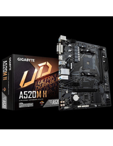 Placa de baza Gigabyte A520M H, Socket AM4,A520M H