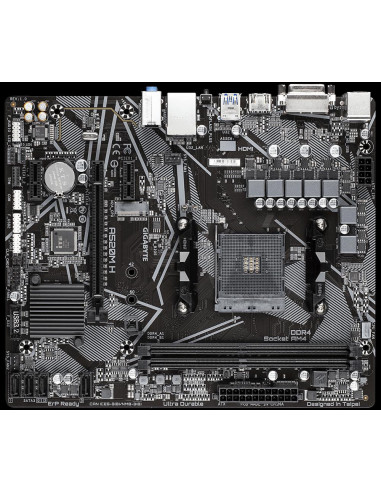 Placa de baza Gigabyte A520M H, Socket AM4,A520M H