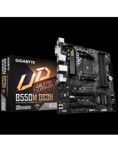 Placa de baza Gigabyte B550M DS3H, Socket AM4,B550M DS3H Placa de baza Gigabyte B550M DS3H, Socket AM4,B550M DS3H