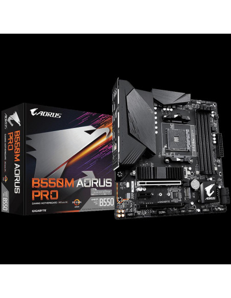 Placa de baza Gigabyte B550M AORUS PRO, Socket AM4,B550M AORUS