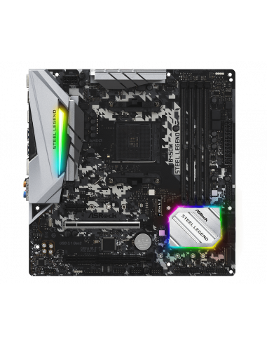 Placa de baza ASRock B450M STEEL LEGEND, Socket AM4,B450M STEEL