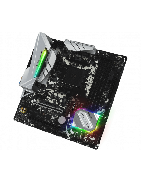 Placa de baza ASRock B450M STEEL LEGEND, Socket AM4,B450M STEEL