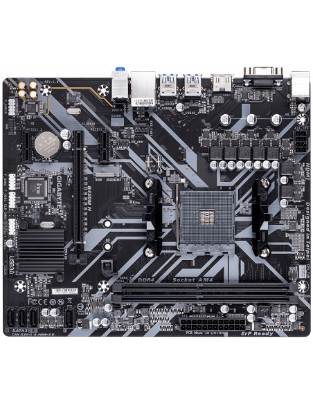 Placa de baza Gigabyte B450M H, Socket AM4,B450M H