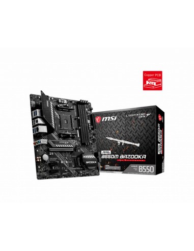 Placa de baza MSI MAG B550M BAZOOKA, Socket AM4,MAG B550M