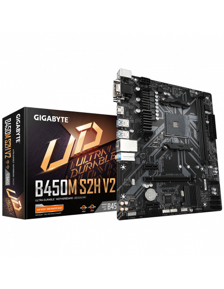 Placa de baza Gigabyte B450M S2H V2, Socket AM4,B450M S2H V2