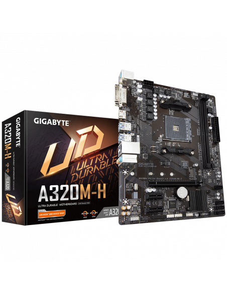 Placa de baza Gigabyte GA-A320M-H, Socket AM4,GA-A320M-H 3.0