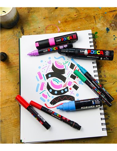 M1099,Marker UNI PC-7M Posca 4.5-5.5 mm, Rosu