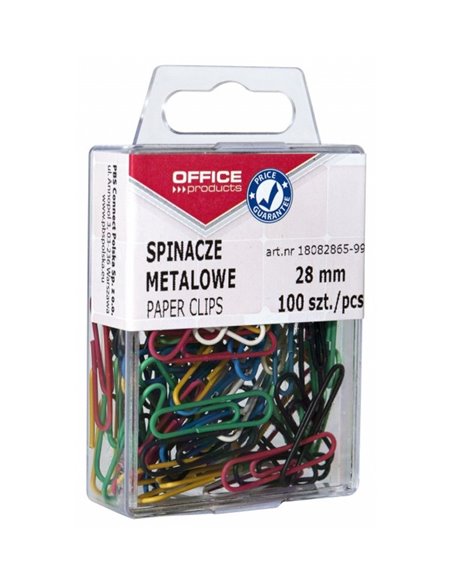 OF-18082865-99,Agrafe color office products 28mm, 100buc./cutie OF-18082865-99,Agrafe color office products 28mm, 100buc./cutie