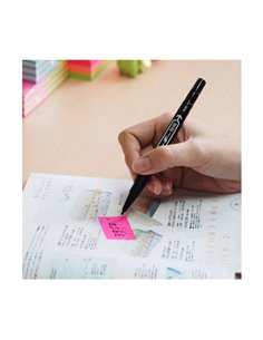 HO-26030,Film index autoadeziv STICK'N POP-UP cu dispenser 45x25mm, 50 file/set, Albastru 2