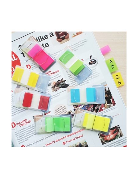 HO-26030,Film index autoadeziv STICK'N POP-UP cu dispenser 45x25mm, 50 file/set, Albastru HO-26030,Film index autoadeziv STICK'N POP-UP cu dispenser 45x25mm, 50 file/set, Albastru