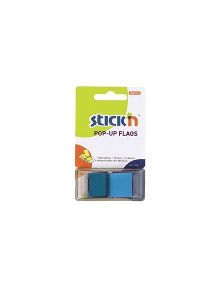 HO-26030,Film index autoadeziv STICK'N POP-UP cu dispenser 45x25mm, 50 file/set, Albastru HO-26030,Film index autoadeziv STICK'N POP-UP cu dispenser 45x25mm, 50 file/set, Albastru