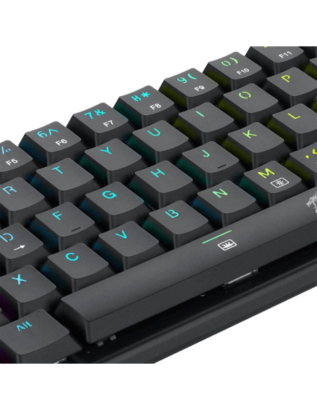 K614-RGB_RD,Tastatura gaming mecanica Redragon Anivia neagra iluminare RGB switch-uri rosii