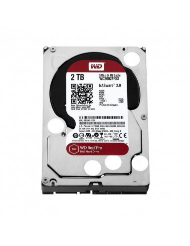 HDD SATA 2TB 6GB/S 64MB/RED PRO WD2002FFSX WDC,WD2002FFSX