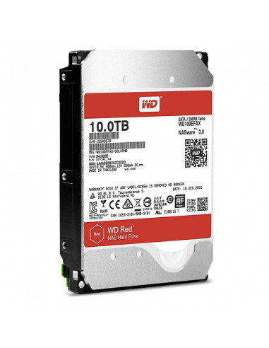 HDD WD Red, 10TB, 5400RPM, SATA III,WD100EFAX