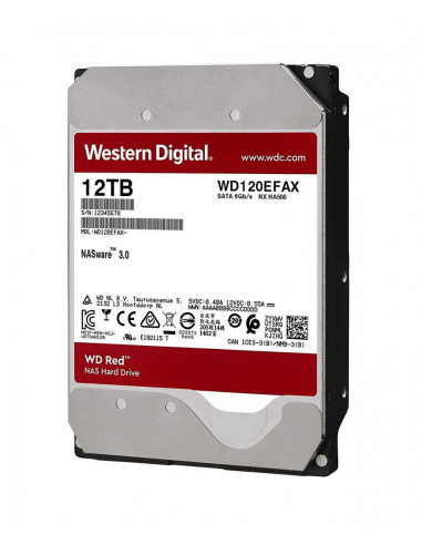 HDD WD Red, 12TB, 5400RPM, SATA III,WD120EFAX