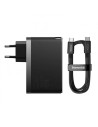 CCGP100201,INCARCATOR retea Baseus GaN5 Pro, Quick Charge 140W, 1 x USB, 2 x USB Type-C, include cablu USB Type-C la USB Type-C