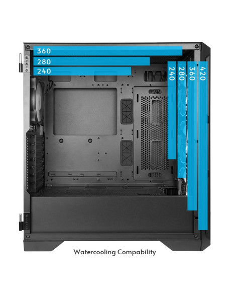 GA-01B-M-OP,Carcasa Chieftec GA-01B Apex Air, Fara sursa