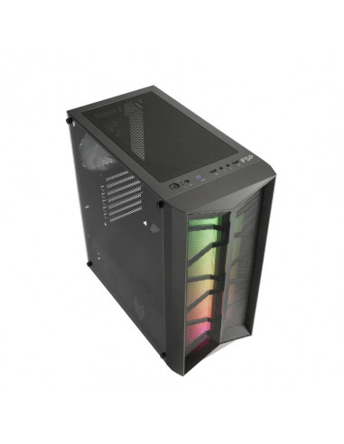 Carcasa FSP CMT 211, Mid-Tower, fara sursa, ATX, Black,CMT211